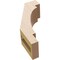 Ekena Millwork 3-inch W x 6-inch D x 10-inch H Merced Rough Cedar Woodgrain TimberThane Knee Brace, Primed BRCUR03X06X10MRCRCPR - alternate 5